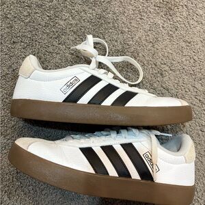 Adidas White and Black Sneakers